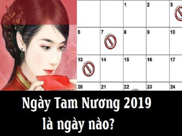 Những ngày tam nương trong năm 2019