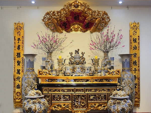 Lưu ý quan trọng trong phong thủy bàn thờ