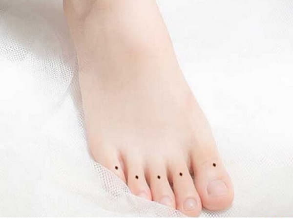 Ý nghĩa chung về những chấm li ti trên ngón chân