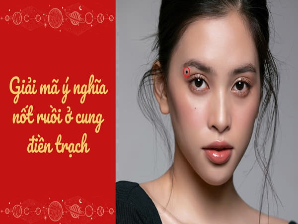Ý nghĩa của chấm đen ở cung Điền Trạch